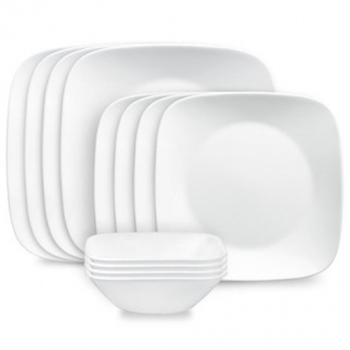 Serviciu de masă , Farfurii în set 12 piese-Corelle® Pure White